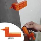 20 Pieces Male Angle Leveling Tool Tile Leveler System Reusable Tile Leveling