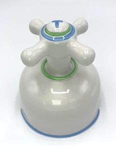 1973 Carlton Ware Ceramic Faucet Teapot REPLACEMENT LID, Vintage England POP Art - Picture 1 of 6