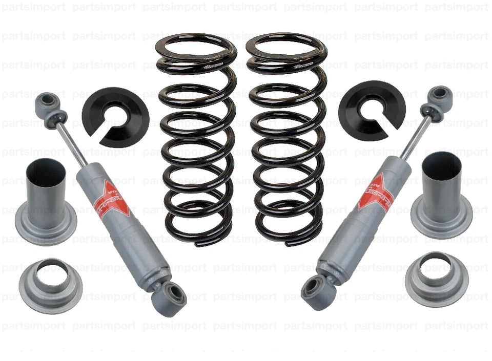 Rear Suspension Shocks + Coil Springs Kit for Jaguar Vanden Plas XJ XJ6 XJ12 XJS - Image 1 of 1