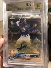2018 Topps Chrome Amed Rosario Superfractor Auto 1/1 RC BGS 10 9.5