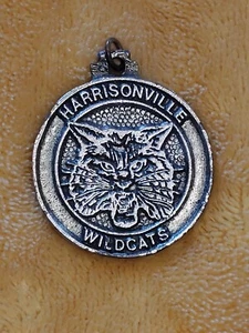 Harrisonville Wildcats School Medal Vintage - Picture 1 of 3