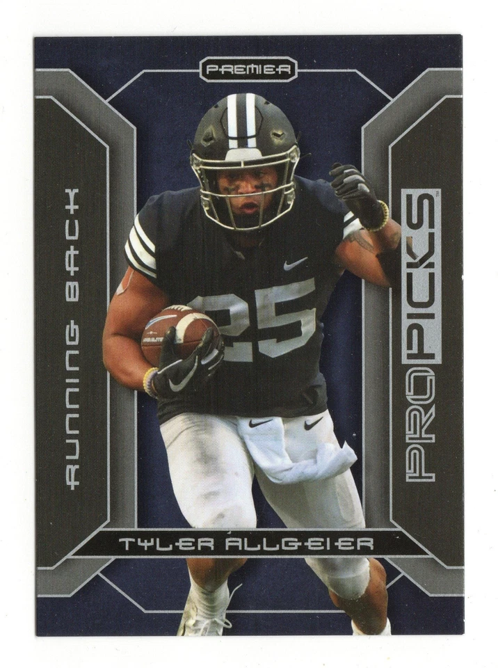 2022 Pro Picks Premier PP-24 Tyler Allgeier BYU Cougars Card - Image 1 of 1