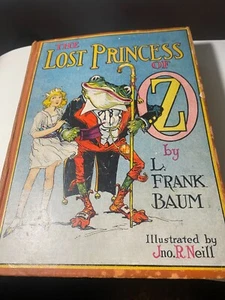 Original 1917 "The Lost Princess of OZ" Frank Baum Reilly & Lee Antik Buch - Bild 1 von 14