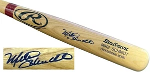 Mike Schmidt signed Rawlings Big Stick Pro Model Name Engraved Bat- Beckett - Picture 1 of 3