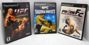 PS2 UFC Bundle Throwdown,Sudden Impact, Pride FC - Picture 1 of 6