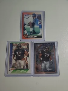 William "The Fridge" Perry Lot Of 3 Cards, 91 Score, 91 Pacific, 2024 Topps... - Picture 1 of 5