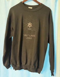 Salt Lake 2002 Black Sweatshirt, Size Medium - Picture 1 of 13