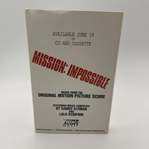 Mission: Impossible Music Sampler Cassette 1996 Danny Elfman Lali Schifrin - Picture 1 of 6