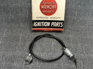 NOS Niehoff 1941 Chevy car, 1941-1946 truck ignition lock, switch cable hot rod - Picture 1 of 12