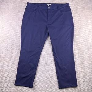 NWOT Peter Millar EB66 Pant Men 42x32 Blue Navy Performance Five-Pocket Golf New - Picture 1 of 17