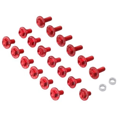 Kit de pernos de aluminio rojo Zeta ZE88-5252 Foto 1 de 3