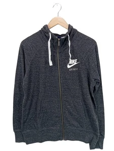 NIKE Chaqueta de tela de sudadera Mujeres Sudadera Talla EU 38 gris claro - Imagen 1 de 5
