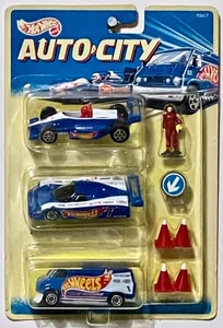 Hot Wheels 1994 Auto City Jaguar XJR9 paquete de 3 juego - MUY RARO - Imagen 1 de 10