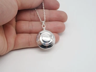 925纯银吊坠火化纪念品纪念首饰 — 第 1/4 张图片