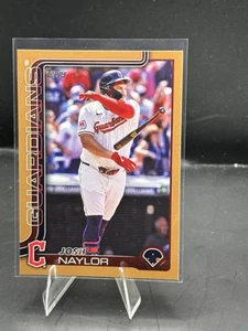 2025 Topps Series 1 Josh Naylor Gold Parallel /2025 Cleveland Guardians - Picture 1 of 2