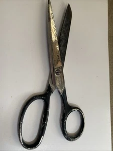 Tijeras vintage de acero forjado tijeras de metal 7 pulgadas EE. UU. usadas - Imagen 1 de 2