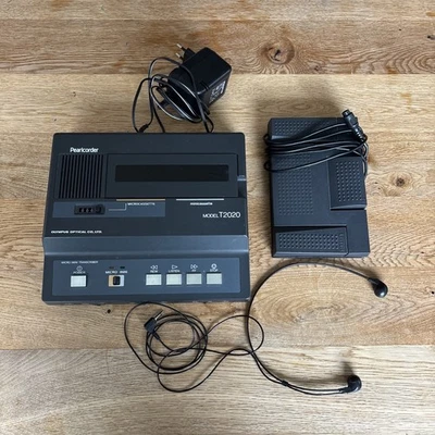 Olympus Pearlcorder, Voice Recorder, Complete System, (T-2020) Vintage  - Image 1 of 4
