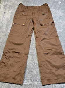 Pantaloni da neve donna SIMS snowboard marroni isolati vita regolabile taglia XL - Foto 1 di 15