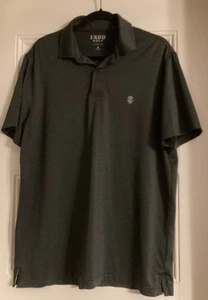 Camisa elástica IZOD GOLF POLO para hombre gris manga corta rendimiento deportivo M - Imagen 1 de 8