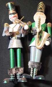 Musicians Irish Nutcracker St. Patrick's Day/Christmas Glitter Ornaments - Picture 1 of 7