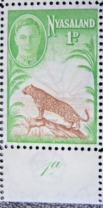 NYASALAND 1947 SG160 KGVI  1d. SYMBOL OF THE PROTECTORATE  -  MNH - Picture 1 of 1