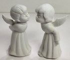 Vintage Simson Kissing Angels Figurine Bisque Porcelain Made In Taiwan