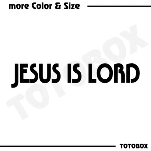 Jesus ist Herr Aufkleber Vinyl Sticker Auto Auto Fenster Sticker Decals - Bild 1 von 7
