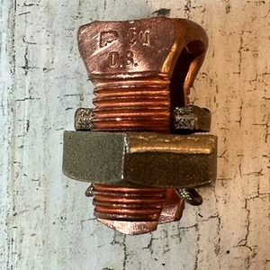 Lot of 10 Panduit SBC2-C Mechanical Copper Lug Split Bolt Connector 600V 6-2 AWG - Picture 1 of 7