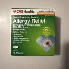 Allergy Relief Tablets 30 CT each Cetirizine Hydrochloride 10mg - 24H  8/23