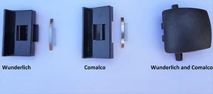Sliding aluminium window lock latch handles Comalco, Wunderlich, Doric DS455 - Picture 1 of 9
