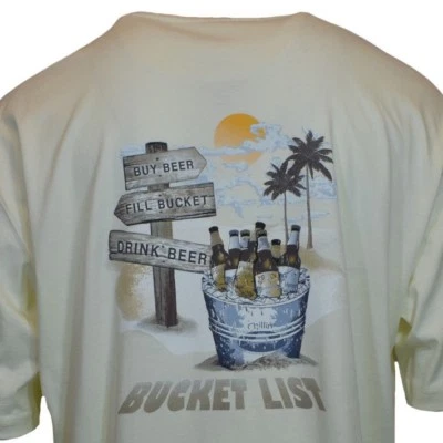 Mens T Shirt -Buy Beer- Bucket List -JOE MARLIN -BIG SIZE Tee XLT 2XLT - Image 1 of 4