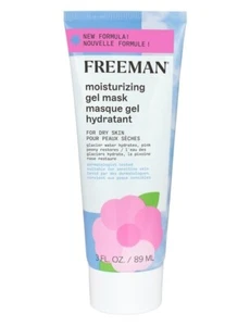 New FREEMAN Hydrating Glacial Water + Pink Peony Gel Cream mask - All Skin Types - Picture 1 of 1