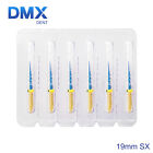 Fichiers de canal endodontique DMXDENT PT-Bleu activés par la chaleur dentaire Niti SX 19 mm