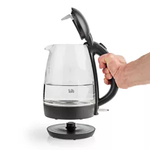 Glass Kettle Fast Boiling with Blue LED lights nedis KAWK330EGS 1.7 Litre - Picture 1 of 10