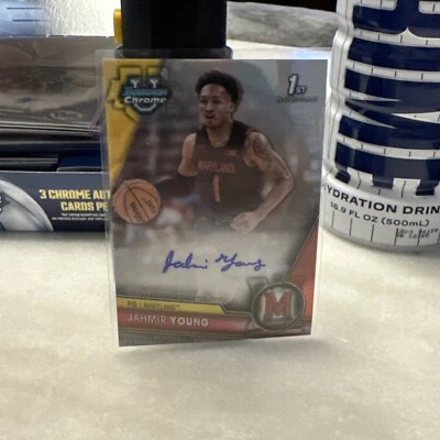 2023-24 Bowman University Chrome - Chrome Prospect Autographs Refractor #BCPA-JY - Image 1 of 2