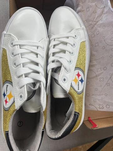 FOCO Pittsburgh Steelers NFL Team Sneaker Low Top Women's Sz 7 New in box Cover