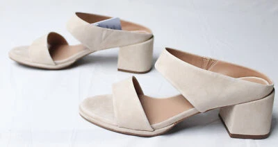 Aerosoles Women's Nika Slide Sandals CD4 Pale Khaki Suede Size US:9.5M - Image 1 of 4