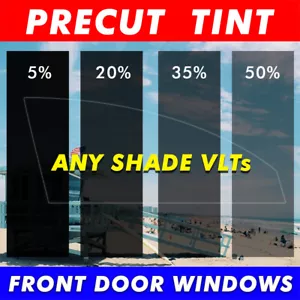 Precut Tint Front Two Door Windows Any Film Shade % for Chrysler Town & Country - Picture 1 of 2
