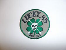 b1502 US Army Special Forces patch Lucky.45 ODA 545 IR18A