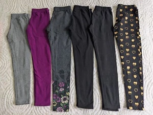 VIGOSS Leggings Girls Size 10/12 Gently Used 6 pairs - Picture 1 of 12