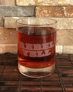 REBEL YELL Collectible Whiskey Glass 8 Oz - Picture 1 of 1