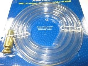 Super Siphon Hose self priming gasoline water fuel oil gas Diesel glass ball - Picture 1 of 2