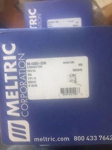 Meltric 06-A3001-25M PXN12C CONNECTOR New - Picture 1 of 1
