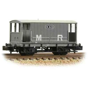 Graham Farish 377-753 - MR 20T Brake Van Midland Railway grau - Spur N - Bild 1 von 1