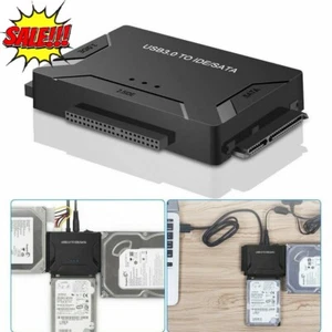 USB 3.0 to IDE & SATA Converter External Hard Drive Adapter 2.5"/3.5" Cable BEST - Picture 1 of 10