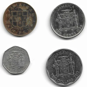 Jamaica 4 Coin Lot - Picture 1 of 2