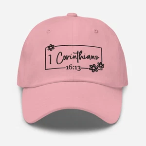 1 Corintios Biblia Versículo sombrero para mujer - Imagen 1 de 26