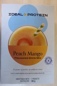 IDEAL PROTEIN PEACH MANGO DRINK MIX (3 BOXES OF 7) (B/B 2025/10) - Picture 1 of 1
