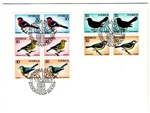 Schweden 1970 Vögel FDC - Bild 1 von 1