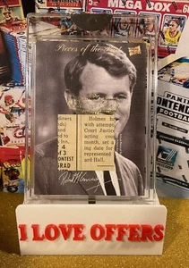 1/1 ROBERT KENNEDY 2018 BAR RARO SU REAL 1968 PERIÓDICO RELIQUIA PARCHE GOLD STOR - Imagen 1 de 7